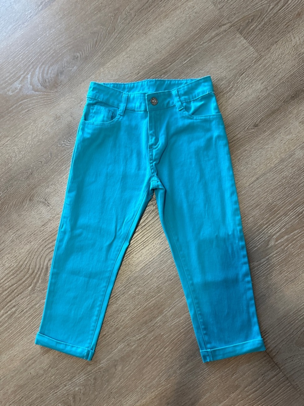 U.S. Polo Assn. Teal Stretch Capri Pants for Kids Capris
